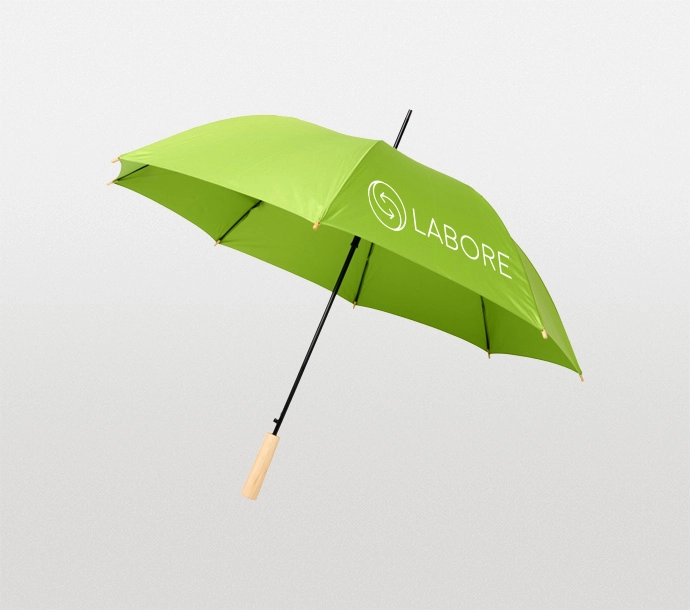 Branded 23-Inch Recycled Pet Umbrellas