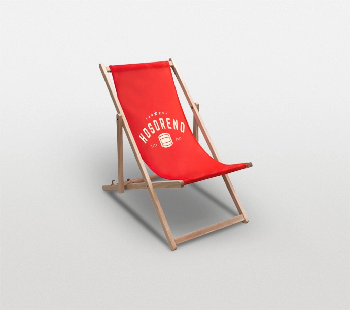 Branded Wooden Deck Chairs