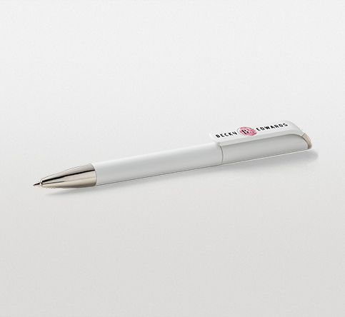 chrome personalised pen